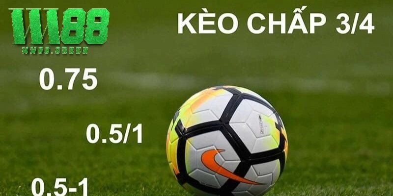 Cược chấp nửa một – 3/4